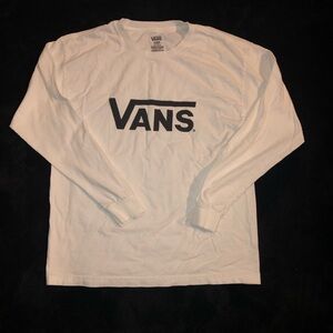 Vans Classic White Long Sleeve Tee